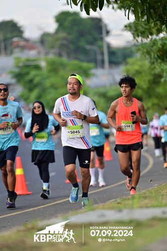 Race photo from KBP City Run 2024