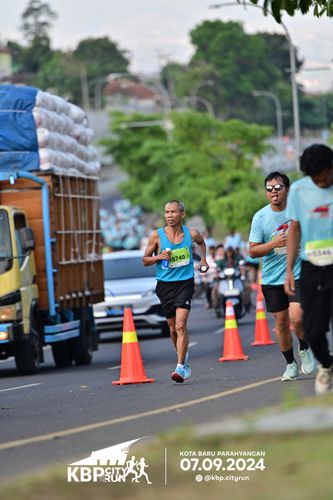 Race photo from KBP City Run 2024