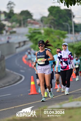 Race photo from KBP City Run 2024