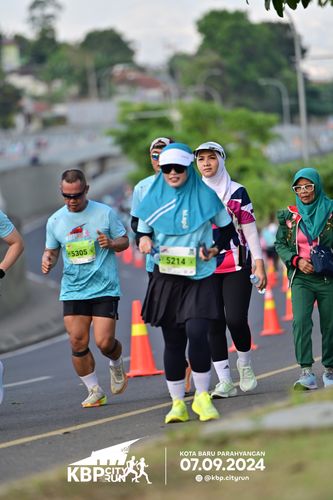Race photo from KBP City Run 2024