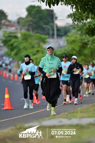 Race photo from KBP City Run 2024