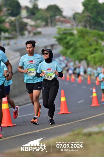 Race photo from KBP City Run 2024