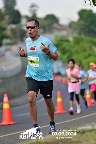Race photo from KBP City Run 2024