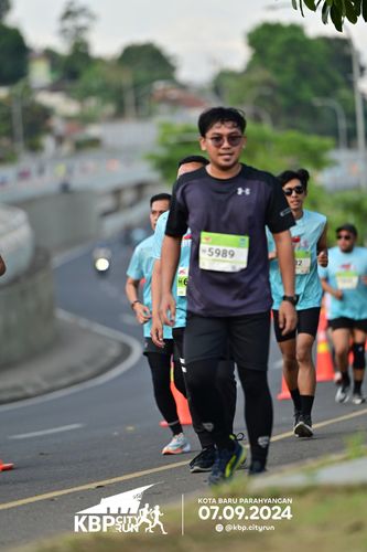 Race photo from KBP City Run 2024