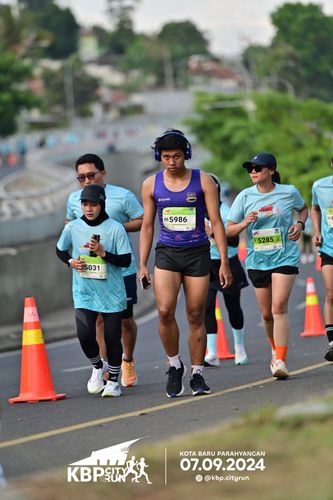 Race photo from KBP City Run 2024