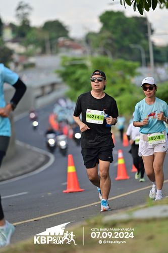 Race photo from KBP City Run 2024