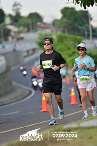 Race photo from KBP City Run 2024