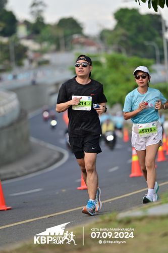 Race photo from KBP City Run 2024