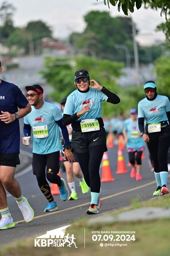 Race photo from KBP City Run 2024