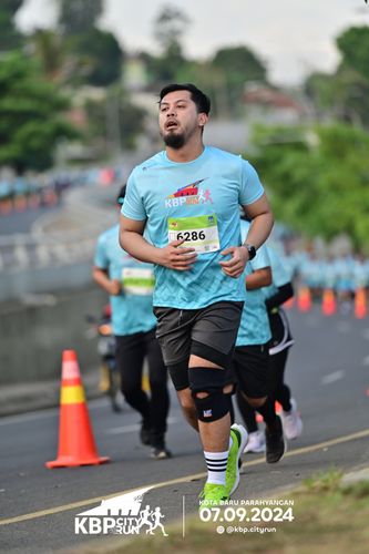 Race photo from KBP City Run 2024