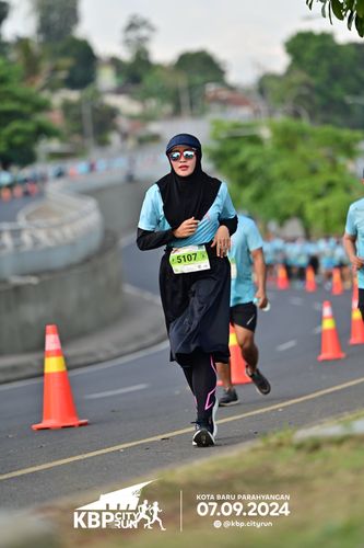 Race photo from KBP City Run 2024