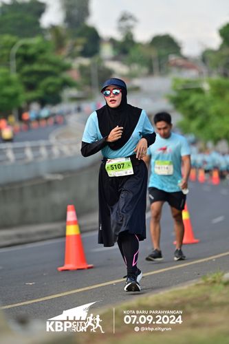 Race photo from KBP City Run 2024