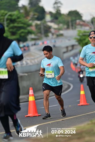 Race photo from KBP City Run 2024