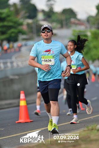 Race photo from KBP City Run 2024