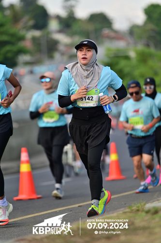 Race photo from KBP City Run 2024