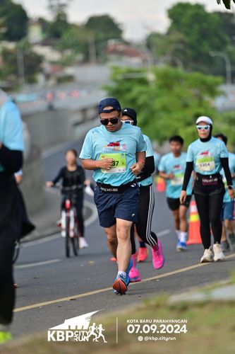 Race photo from KBP City Run 2024