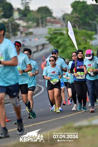 Race photo from KBP City Run 2024