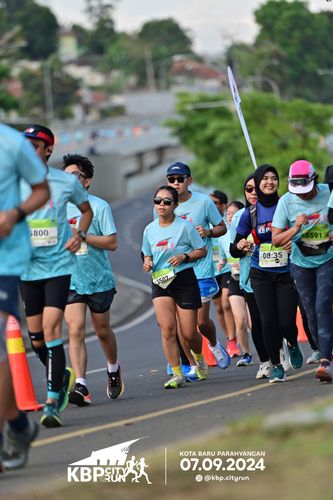 Race photo from KBP City Run 2024