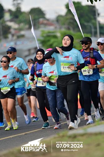 Race photo from KBP City Run 2024