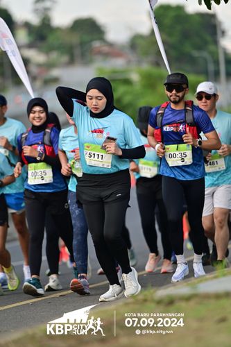 Race photo from KBP City Run 2024