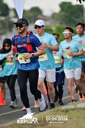 Race photo from KBP City Run 2024