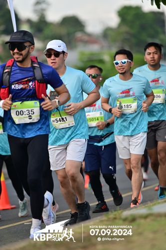 Race photo from KBP City Run 2024