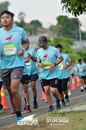 Race photo from KBP City Run 2024