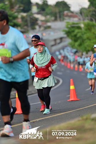 Race photo from KBP City Run 2024