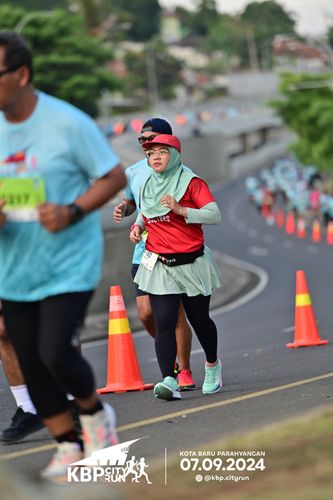 Race photo from KBP City Run 2024