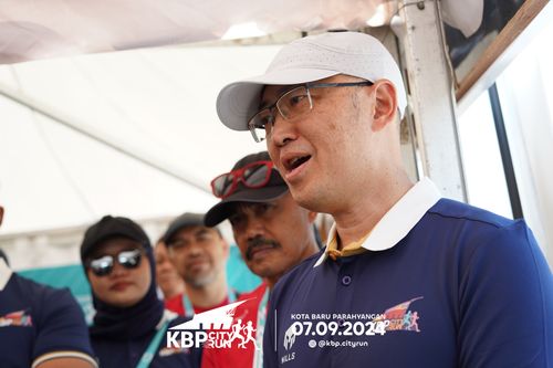 Race photo from KBP City Run 2024
