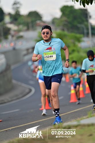 Race photo from KBP City Run 2024