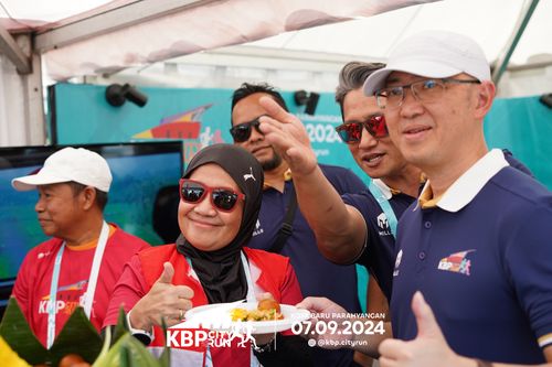 Race photo from KBP City Run 2024