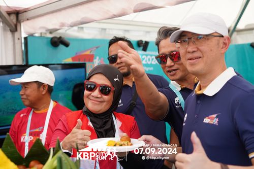 Race photo from KBP City Run 2024