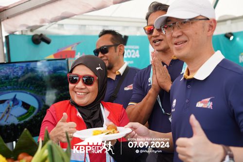 Race photo from KBP City Run 2024