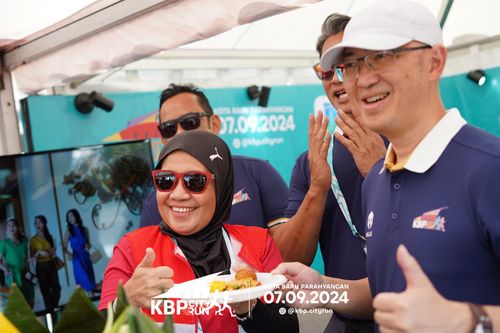 Race photo from KBP City Run 2024