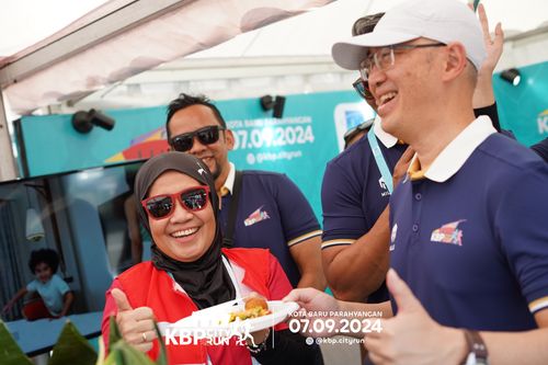 Race photo from KBP City Run 2024