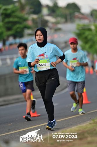 Race photo from KBP City Run 2024