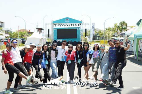 Race photo from KBP City Run 2024