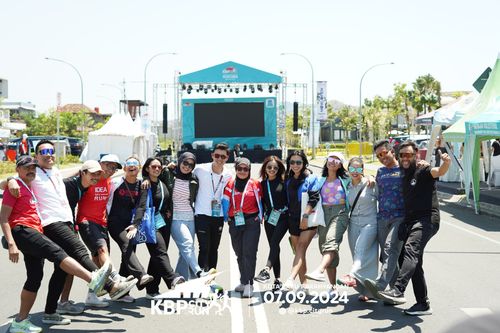 Race photo from KBP City Run 2024