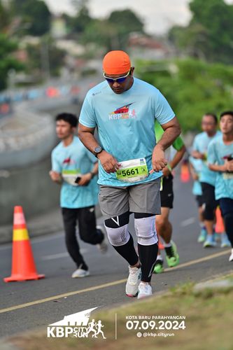 Race photo from KBP City Run 2024