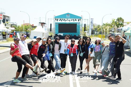 Race photo from KBP City Run 2024