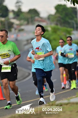 Race photo from KBP City Run 2024