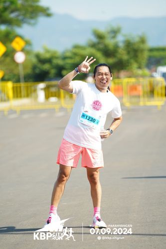 Race photo from KBP City Run 2024