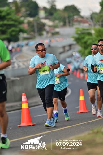 Race photo from KBP City Run 2024
