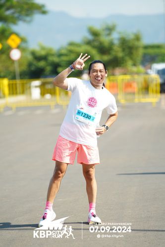Race photo from KBP City Run 2024