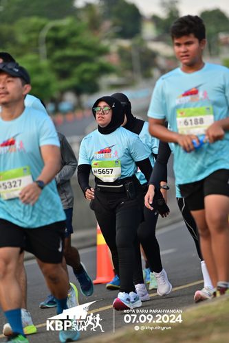 Race photo from KBP City Run 2024