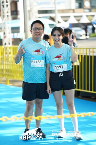 Race photo from KBP City Run 2024