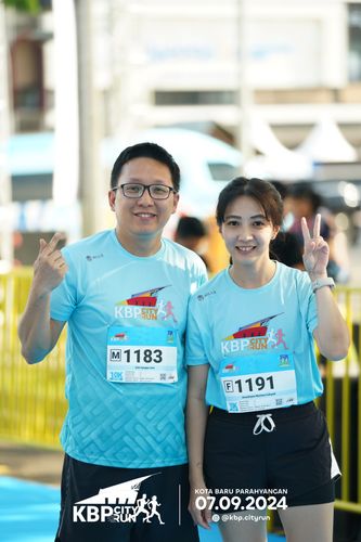 Race photo from KBP City Run 2024