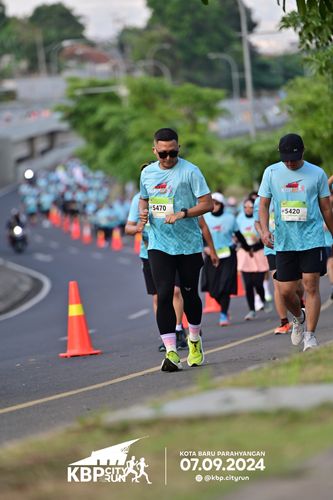 Race photo from KBP City Run 2024