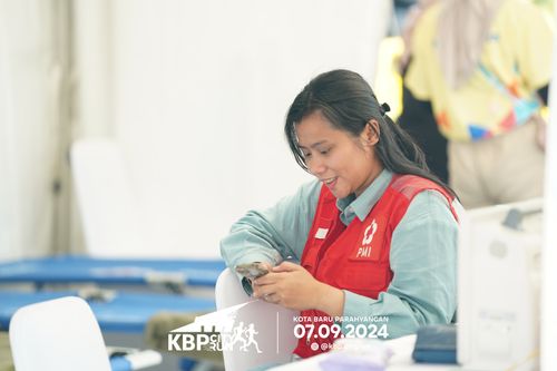 Race photo from KBP City Run 2024